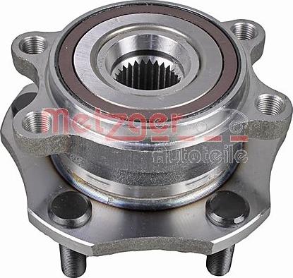 Metzger WM 2144 - Подшипник ступицы колеса, комплект www.autospares.lv