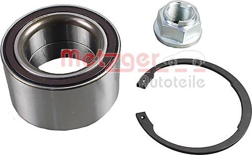 Metzger WM 2186 - Wheel hub, bearing Kit www.autospares.lv