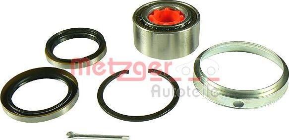 Metzger WM 2123 - Подшипник ступицы колеса, комплект www.autospares.lv