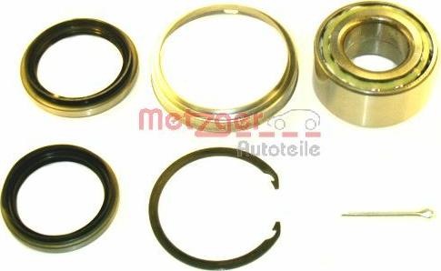 Metzger WM 2122 - Подшипник ступицы колеса, комплект www.autospares.lv