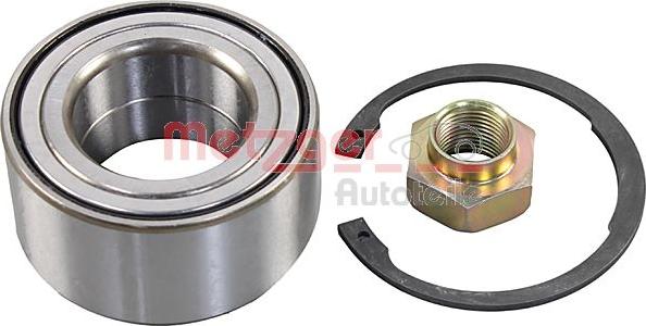 Metzger WM 2256 - Подшипник ступицы колеса, комплект www.autospares.lv