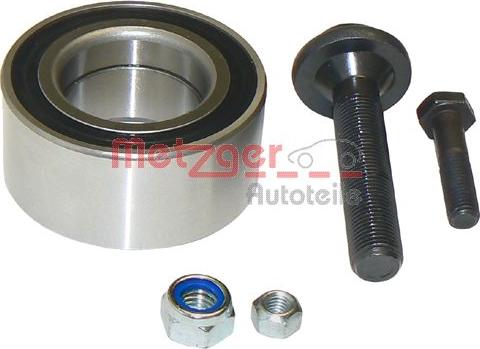 Metzger WM 733 - Подшипник ступицы колеса, комплект www.autospares.lv