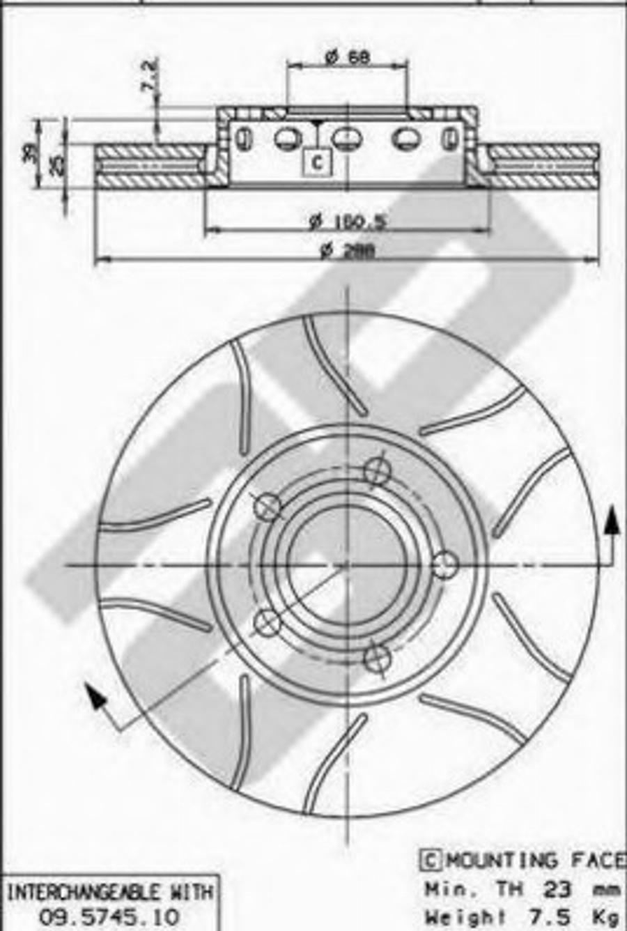 Metzger X25046 - Bremžu diski www.autospares.lv