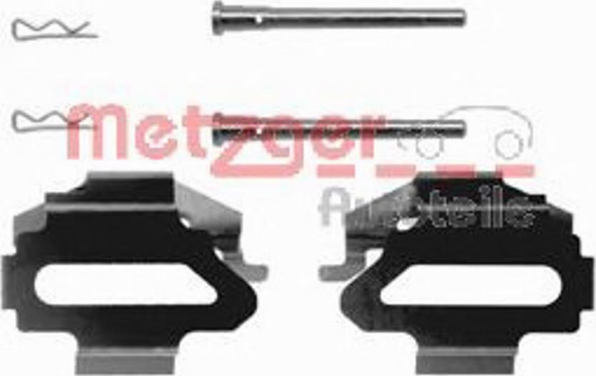 Metzger Z 1168 - Piederumu komplekts, Disku bremžu uzlikas www.autospares.lv