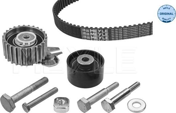 Meyle 651 049 0012 - Комплект зубчатого ремня ГРМ www.autospares.lv