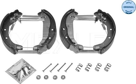 Meyle 614 533 0009/K - Bremžu loku komplekts autospares.lv