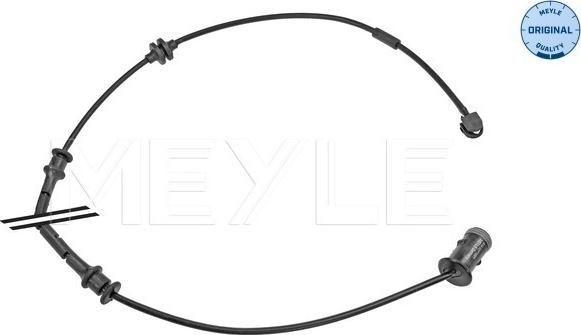 Meyle 614 527 0001 - Сигнализатор, износ тормозных колодок www.autospares.lv