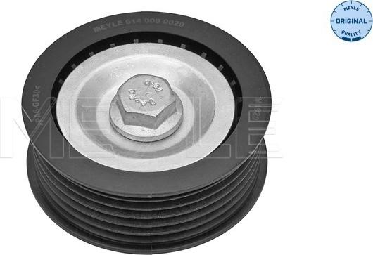 Meyle 614 009 0020 - Ролик, поликлиновый ремень www.autospares.lv