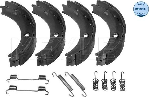 Meyle 014 042 0402/S - Brake Shoe Set, parking brake www.autospares.lv