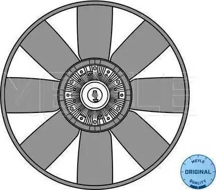 Meyle 14-34 234 0012 - Ventilators, Motora dzesēšanas sistēma www.autospares.lv