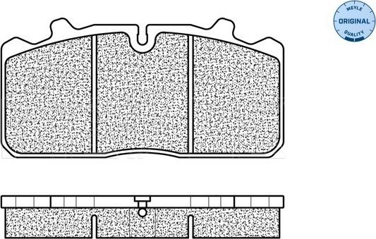 Meyle 025 290 8826/S - Bremžu uzliku kompl., Disku bremzes www.autospares.lv