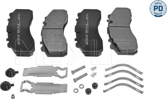 Meyle 025 290 8730/PD - Brake Pad Set, disc brake www.autospares.lv