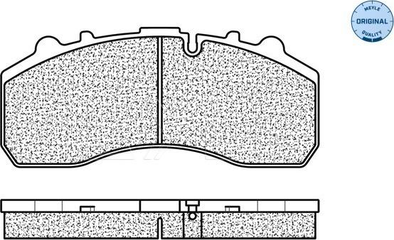 Meyle 025 290 8730 - Bremžu uzliku kompl., Disku bremzes www.autospares.lv