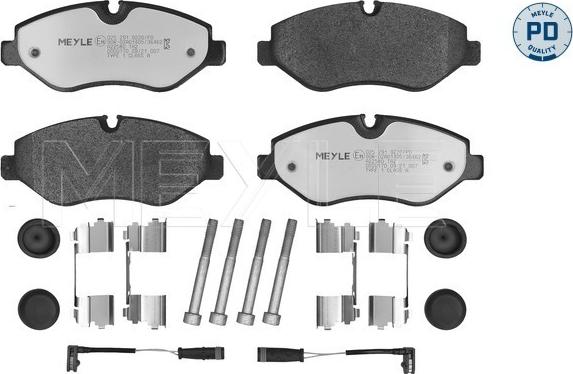 Meyle 025 291 9220/PD - Bremžu uzliku kompl., Disku bremzes www.autospares.lv