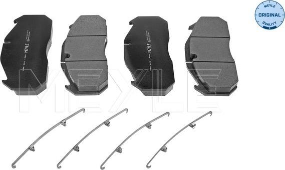 Meyle 025 291 1428 - Brake Pad Set, disc brake www.autospares.lv