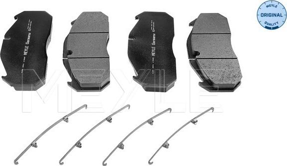 Meyle 025 291 1328 - Brake Pad Set, disc brake www.autospares.lv