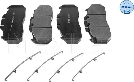 Meyle 025 291 3130 - Brake Pad Set, disc brake www.autospares.lv