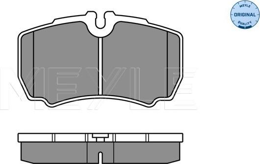 Meyle 025 291 2320 - Brake Pad Set, disc brake www.autospares.lv