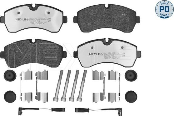 Meyle 025 292 0020/PD - Bremžu uzliku kompl., Disku bremzes autospares.lv