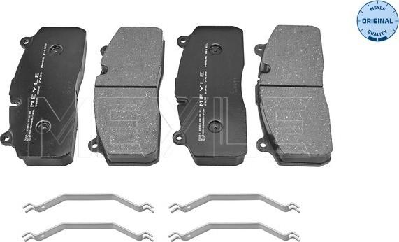 Meyle 025 292 7430 - Brake Pad Set, disc brake www.autospares.lv