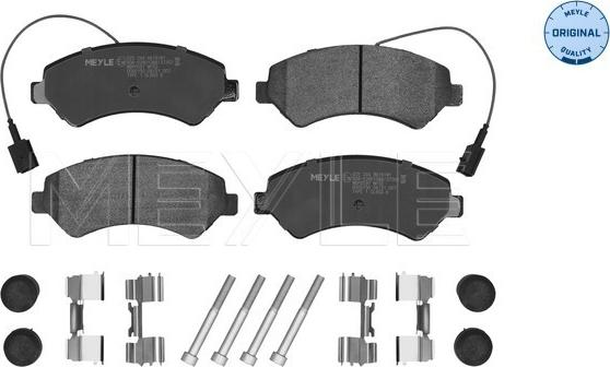 Meyle 025 244 6619/W1 - Bremžu uzliku kompl., Disku bremzes www.autospares.lv