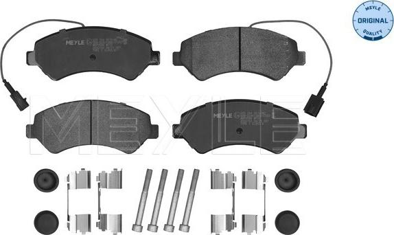 Meyle 025 244 6619/W2 - Bremžu uzliku kompl., Disku bremzes autospares.lv