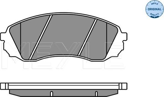 Meyle 025 245 9717/W - Bremžu uzliku kompl., Disku bremzes www.autospares.lv