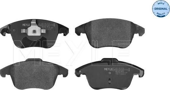 Meyle 025 245 5719 - Brake Pad Set, disc brake www.autospares.lv