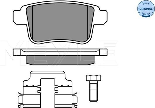 Meyle 025 246 9216 - Bremžu uzliku kompl., Disku bremzes www.autospares.lv