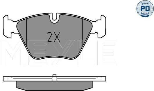 Meyle 025 246 9719/PD - Bremžu uzliku kompl., Disku bremzes www.autospares.lv