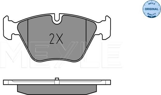 Meyle 025 246 9719 - Bremžu uzliku kompl., Disku bremzes www.autospares.lv