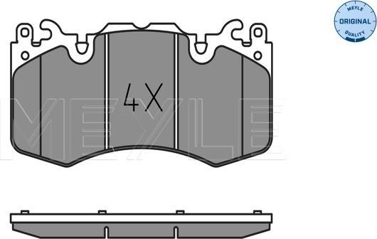 Meyle 025 246 5916 - Bremžu uzliku kompl., Disku bremzes www.autospares.lv