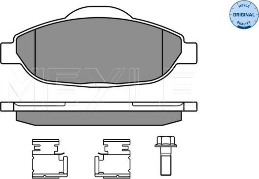 Meyle 025 246 6017 - Bremžu uzliku kompl., Disku bremzes autospares.lv