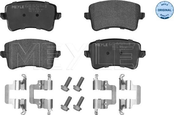 Meyle 025 246 0617/K1 - Bremžu uzliku kompl., Disku bremzes autospares.lv