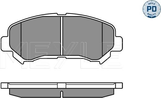 Meyle 025 246 3217/PD - Bremžu uzliku kompl., Disku bremzes www.autospares.lv