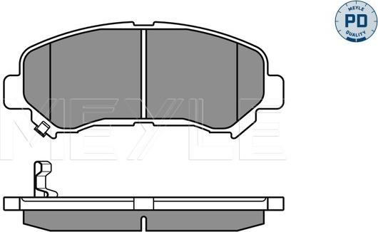 Meyle 025 246 3217/PD - Bremžu uzliku kompl., Disku bremzes www.autospares.lv