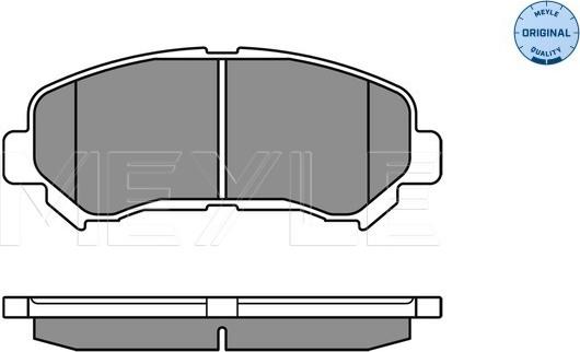 Meyle 025 246 3217 - Bremžu uzliku kompl., Disku bremzes www.autospares.lv