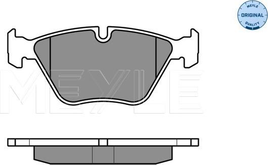 Meyle 025 240 9620 - Тормозные колодки, дисковые, комплект www.autospares.lv