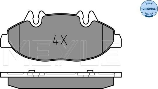 Meyle 025 240 0720 - Bremžu uzliku kompl., Disku bremzes www.autospares.lv