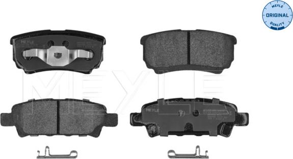 Meyle 025 240 1416/W - Brake Pad Set, disc brake www.autospares.lv