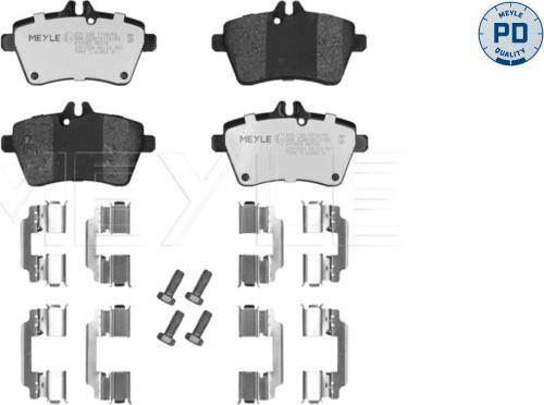 Meyle 025 240 7719/PD - Bremžu uzliku kompl., Disku bremzes www.autospares.lv