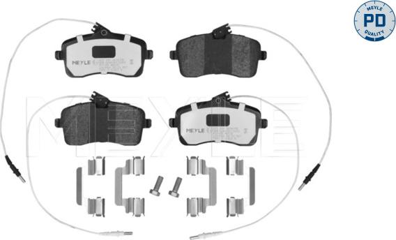 Meyle 025 241 3418/PD - Bremžu uzliku kompl., Disku bremzes www.autospares.lv