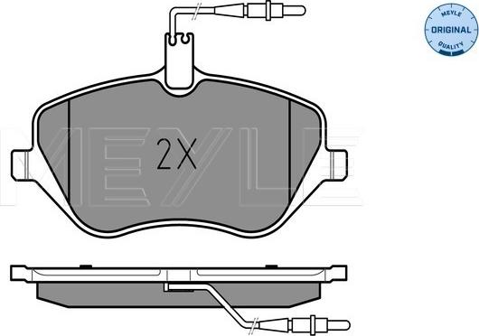 Meyle 025 241 3317/W - Bremžu uzliku kompl., Disku bremzes www.autospares.lv