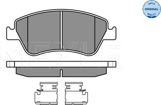 Meyle 025 241 2219/W - Bremžu uzliku kompl., Disku bremzes www.autospares.lv