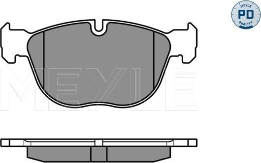 Meyle 025 241 7019/PD - Bremžu uzliku kompl., Disku bremzes www.autospares.lv