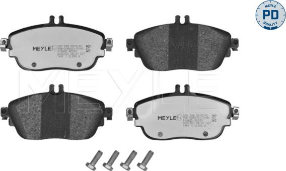 Meyle 025 248 6919/PD - Bremžu uzliku kompl., Disku bremzes www.autospares.lv