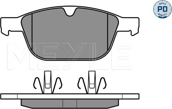 Meyle 025 243 9920/PD - Bremžu uzliku kompl., Disku bremzes www.autospares.lv