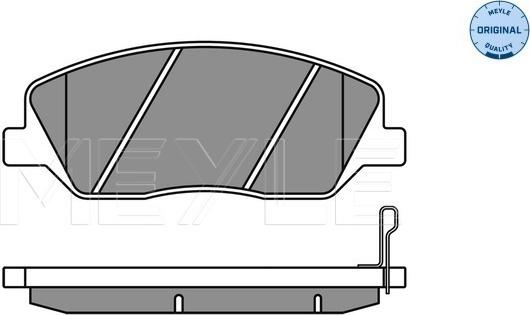 Meyle 025 243 5117/W - Bremžu uzliku kompl., Disku bremzes www.autospares.lv