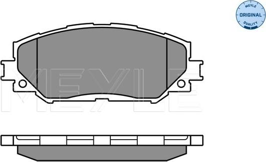 Meyle 025 243 3617 - Bremžu uzliku kompl., Disku bremzes www.autospares.lv