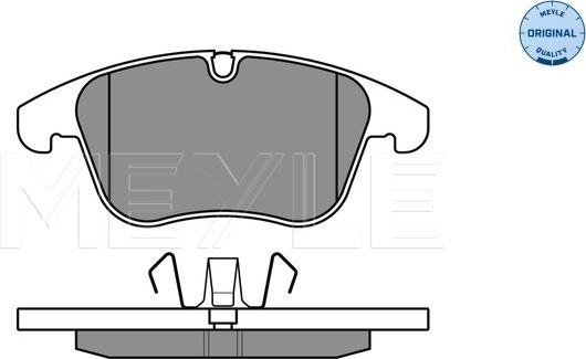 Meyle 025 243 3218 - Brake Pad Set, disc brake www.autospares.lv